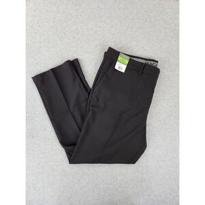 HAGGAR‎ Super Flex Waistband Repreve Black Pants Dress Size 40 X 30 NEW - SOFT